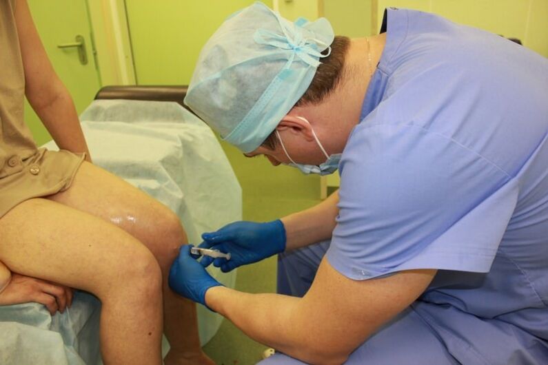Intraartikularne injekcije so zadnja možnost za zelo hude poškodbe kolena